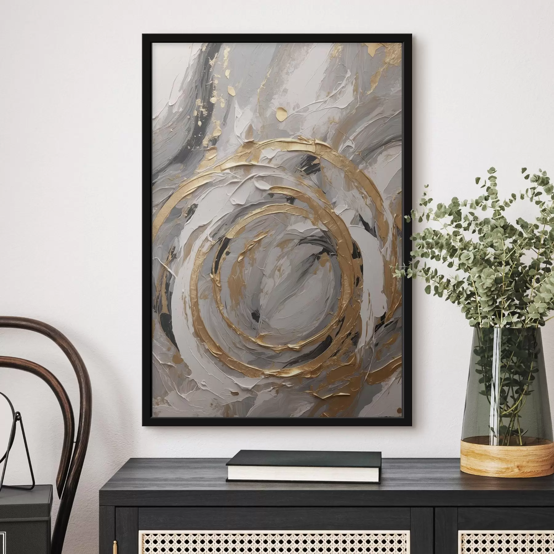 Fototapete Weißes Pony mit rosa Mähne und Blumen f45487