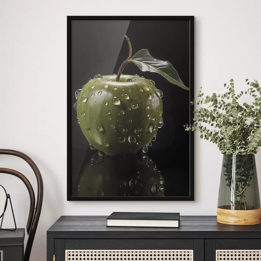 Fototapete Ein großer Baum auf einem Hügel unter einem Sternenhimmel f45506