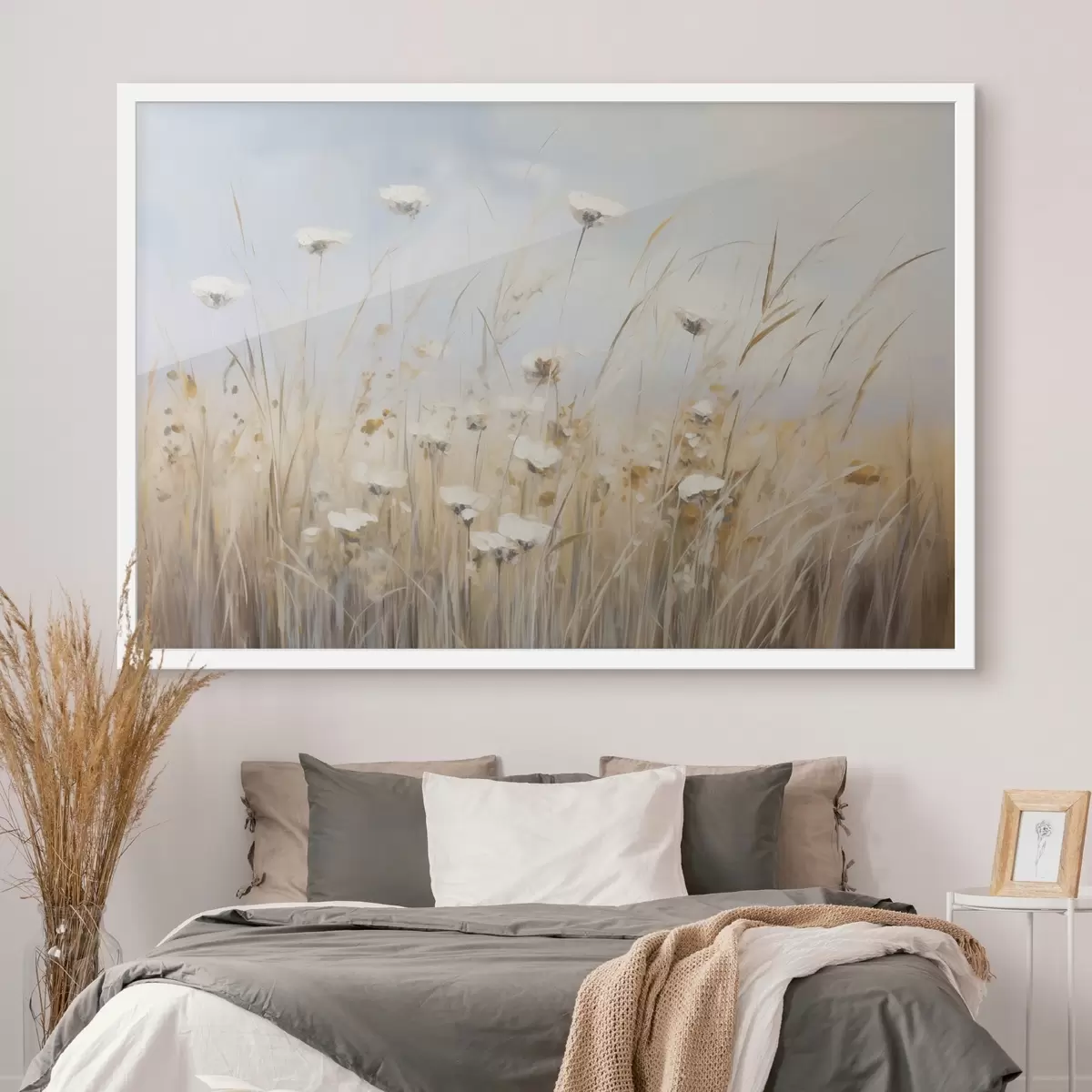 Poster Ein Boot auf türkisfarbenem Wasser zwischen Felsen f45511