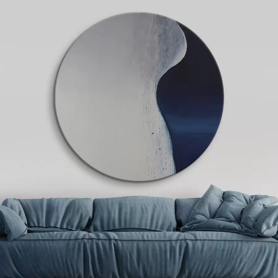 Wandbilder Abstrakt mit roten Pinselstrichen auf schwarzem Hintergrund r45493