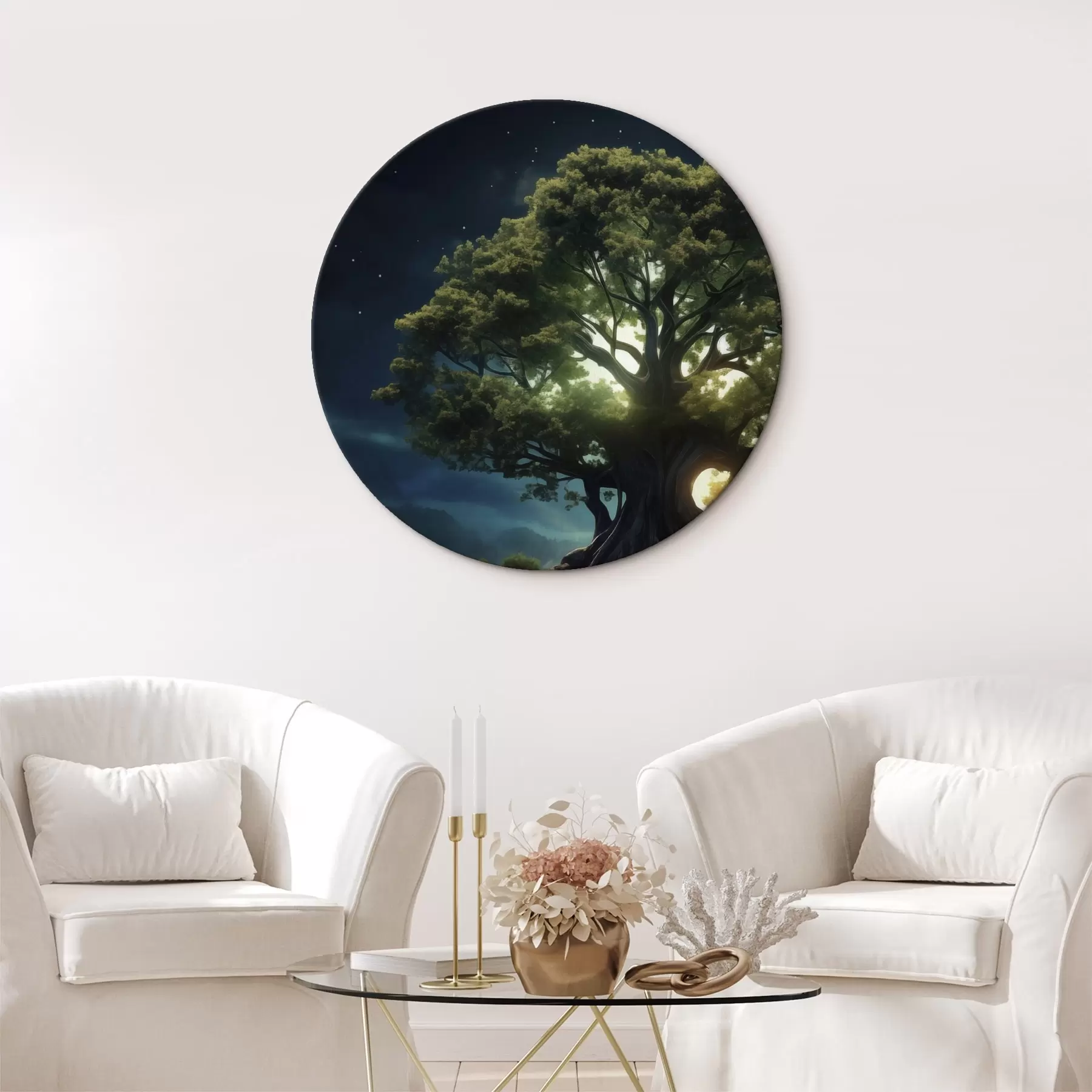 Wandbilder Ein grüner Apfel mit Wassertropfen r45510