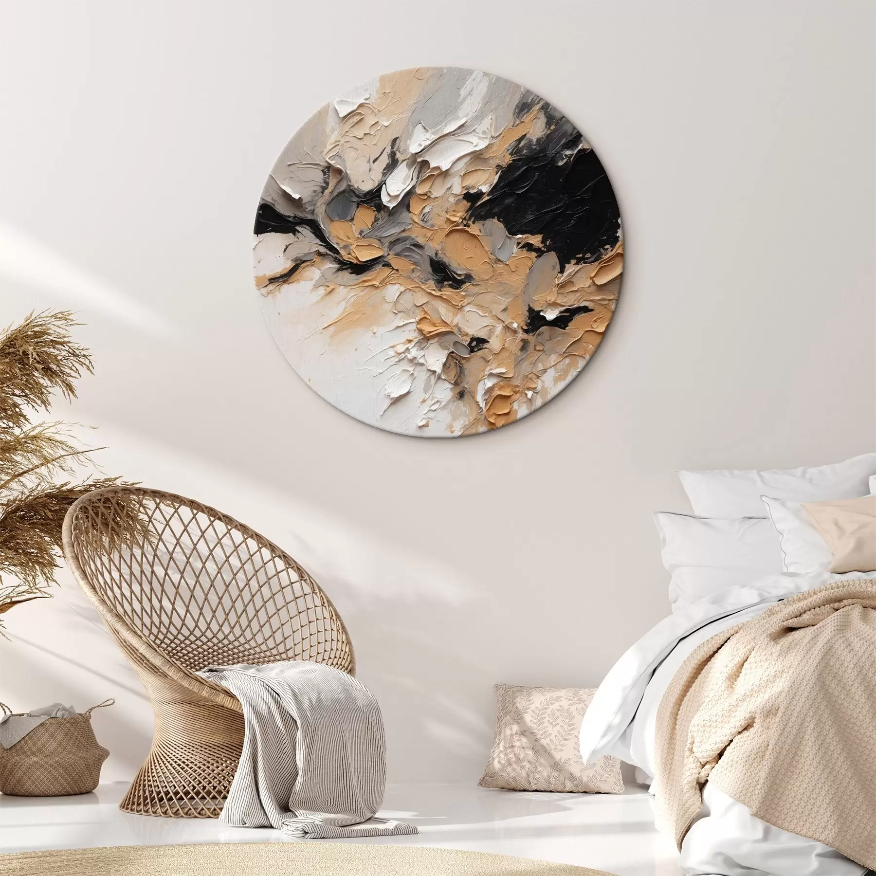 Wandbilder Abstrakte Textur mit Pinselstrichen r45619