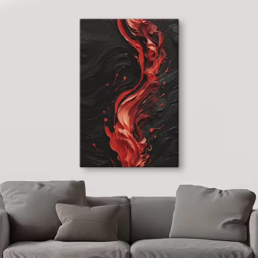 Wandbilder Abstrakte konzentrische Kreise in Grau- und Weißtönen s45490