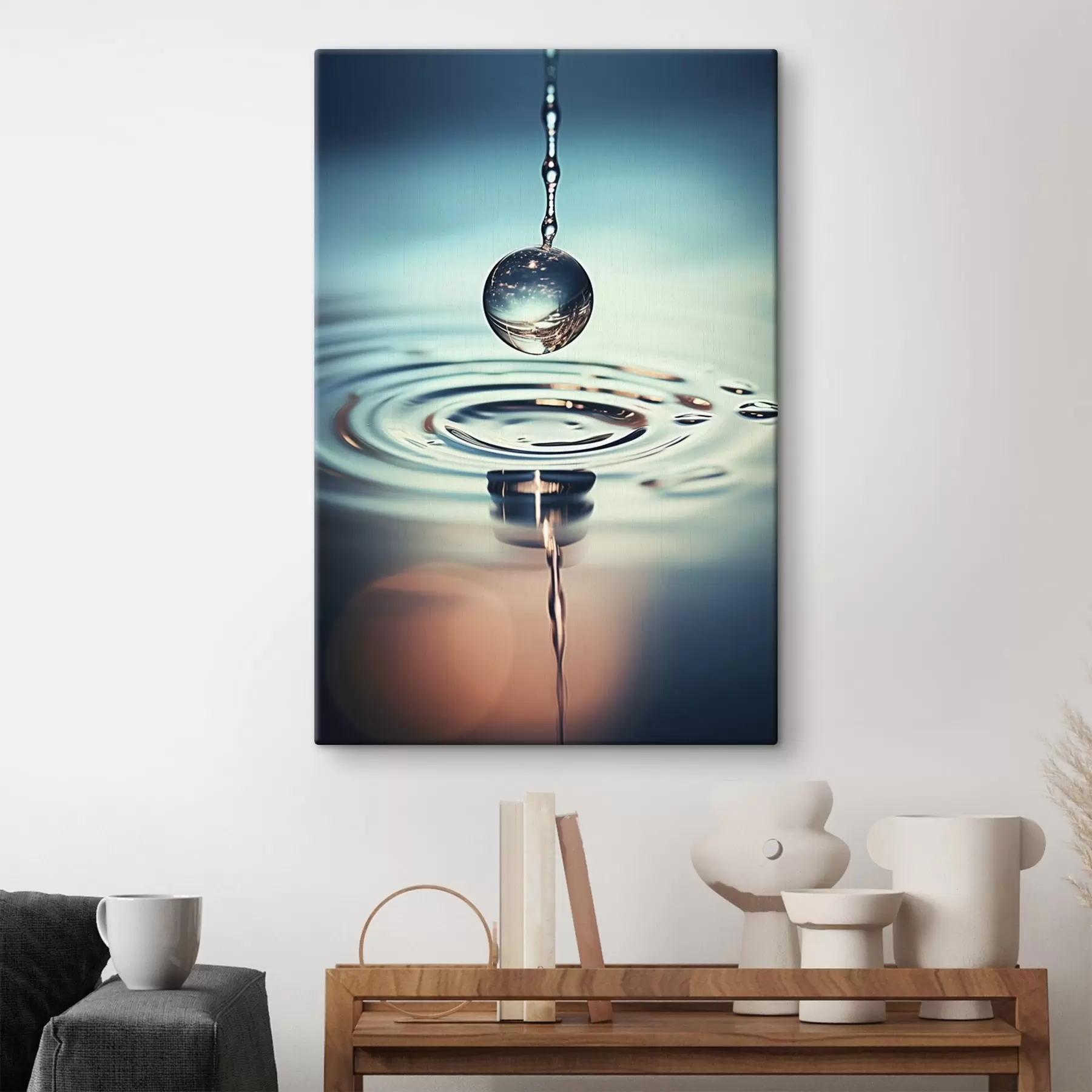 Wandbilder Leuchtend rote Kirschen in der Sonne s45501