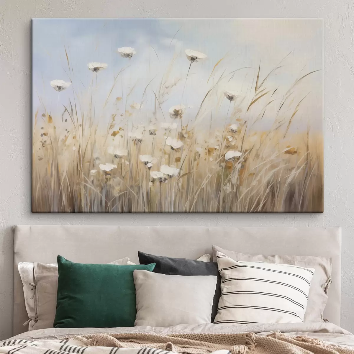 Wandbilder Ein Boot auf türkisfarbenem Wasser zwischen Felsen s45511