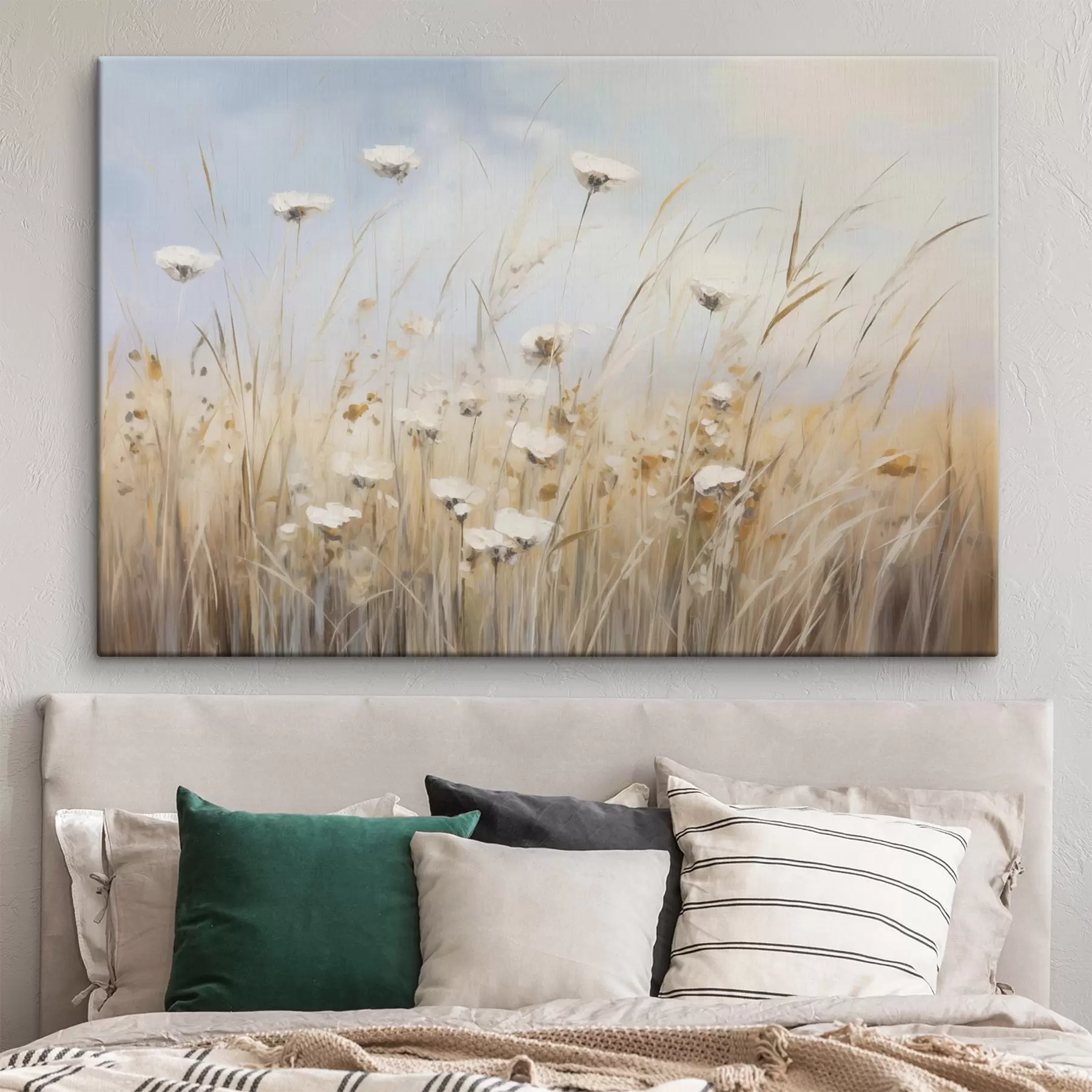 Wandbilder Ein Boot auf türkisfarbenem Wasser zwischen Felsen s45511