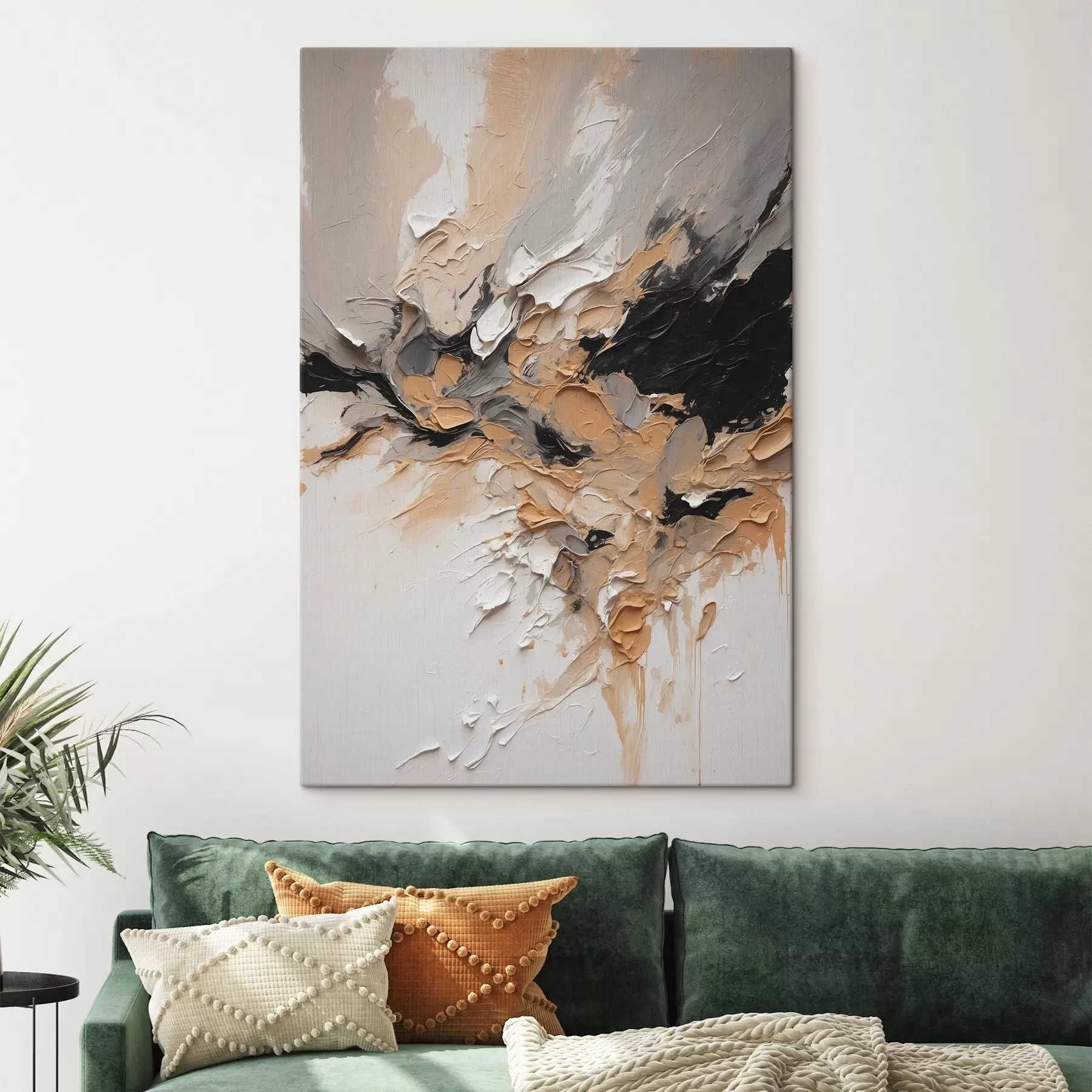 Wandbilder Abstrakte Textur mit Pinselstrichen s45619