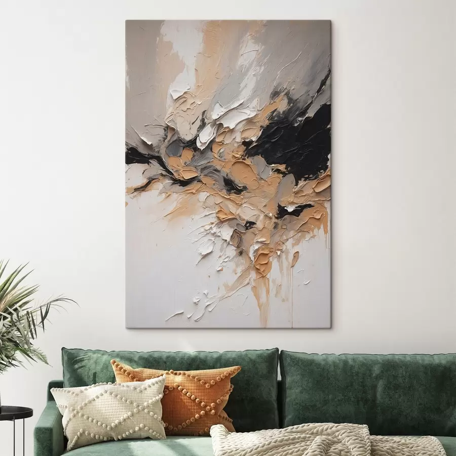 Wandbilder Abstrakte Textur mit Pinselstrichen s45619