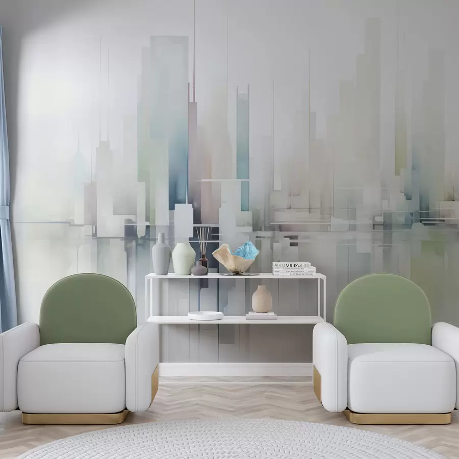 Fototapete Abstrakte Stadt w04488