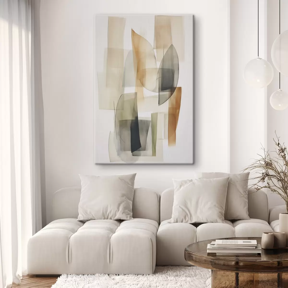 Wandbilder Abstraktion Flecken Nachahmung Aquarell s45669