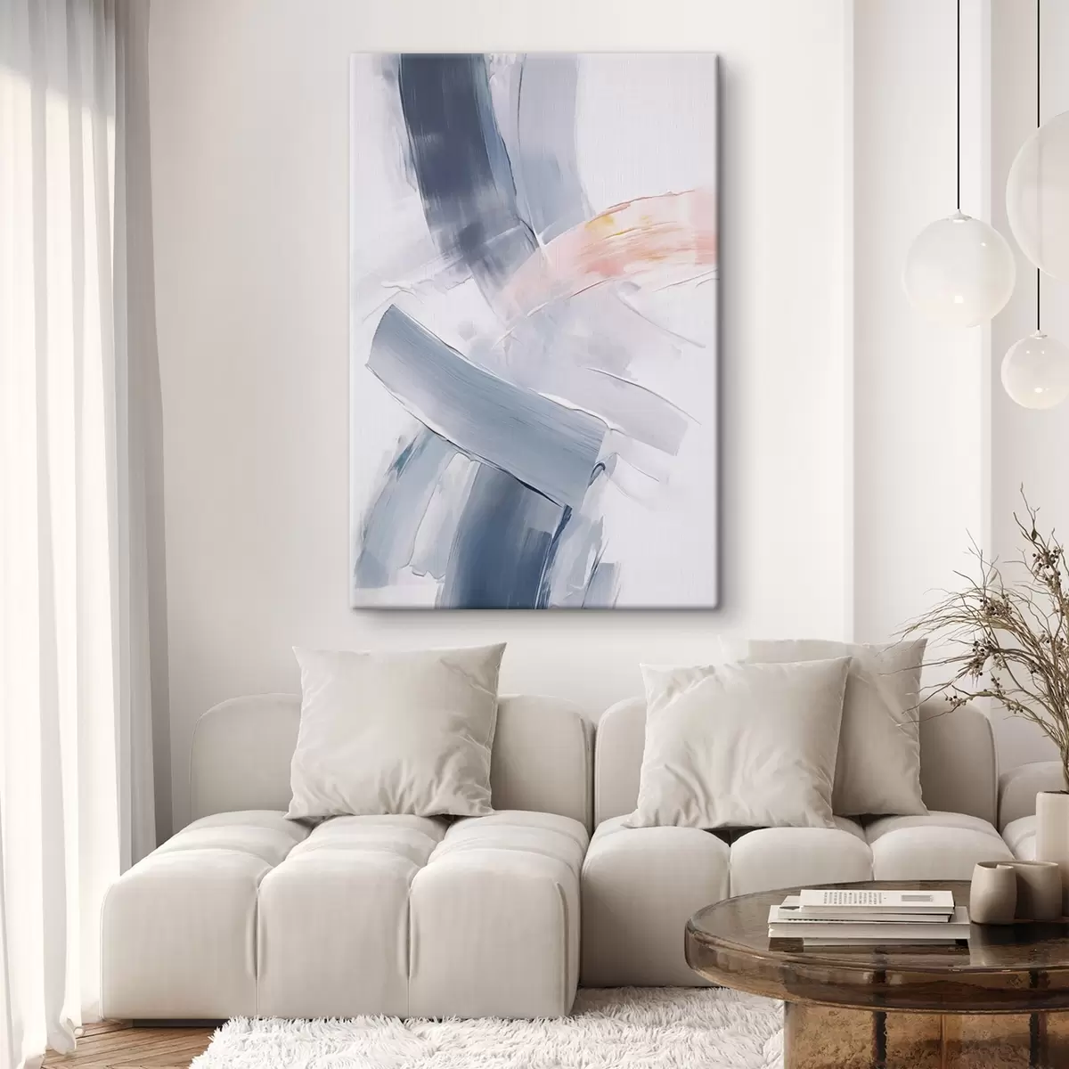 Wandbilder Abstraktion Nachahmung von Pinselstrichen s45679