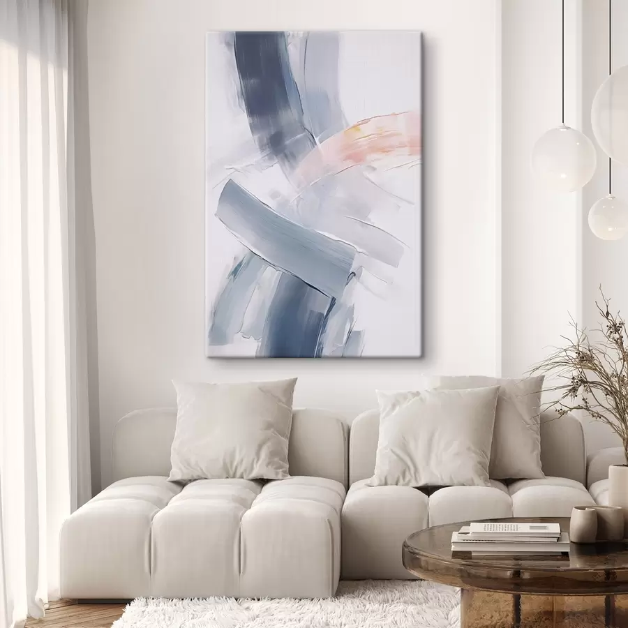 Wandbilder Abstraktion Nachahmung von Pinselstrichen s45679