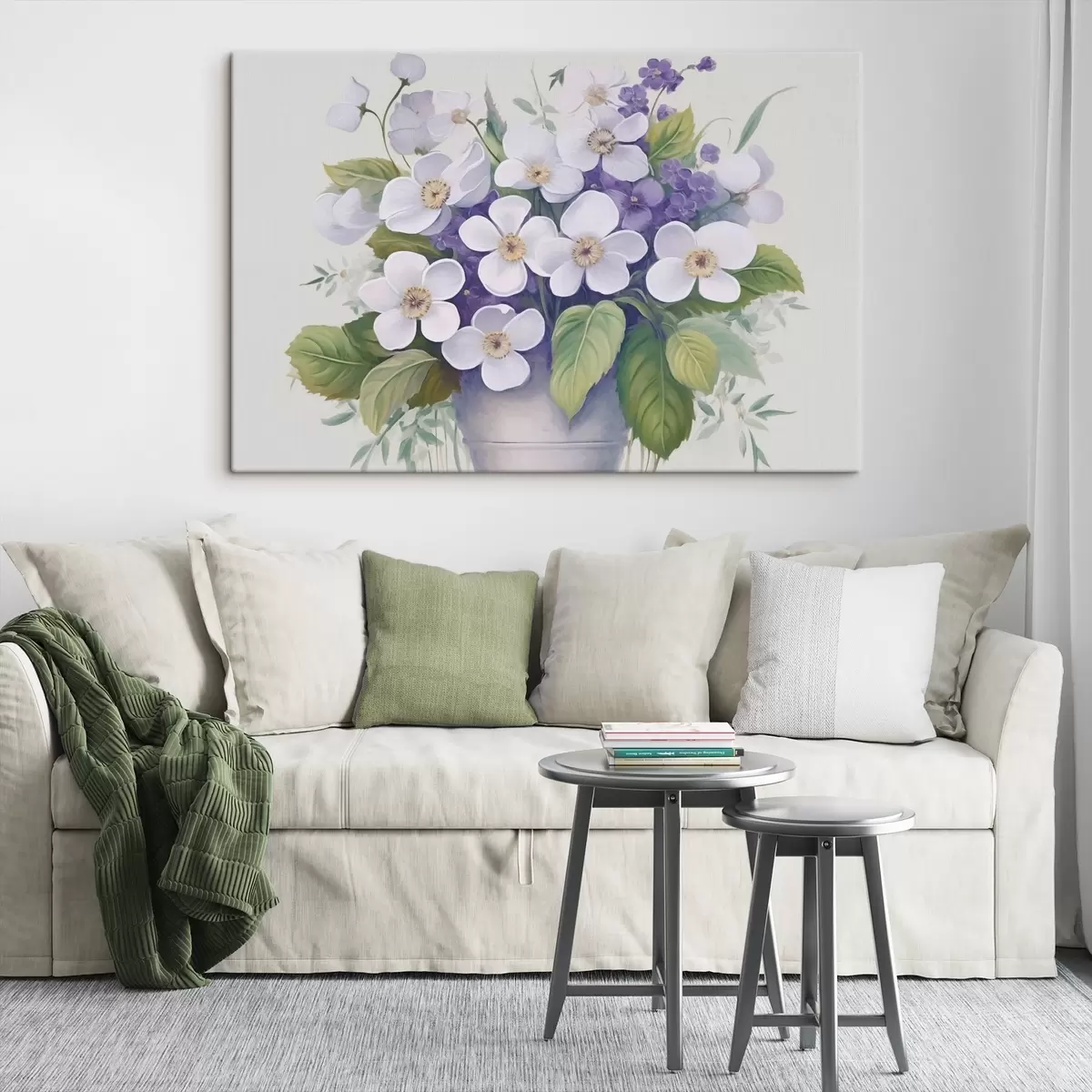 Wandbilder Veilchen im Topf s45685