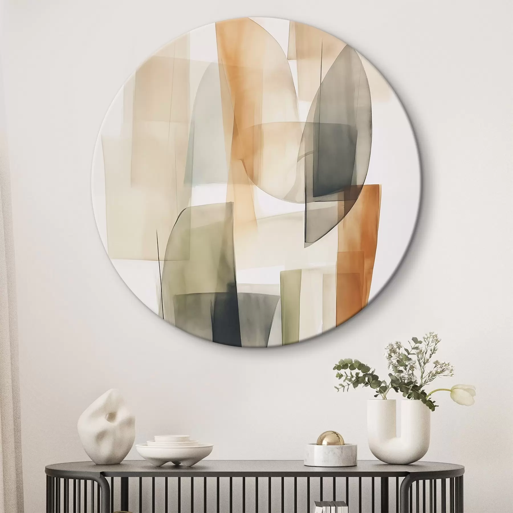 Wandbilder Abstraktion Flecken Nachahmung Aquarell r45669