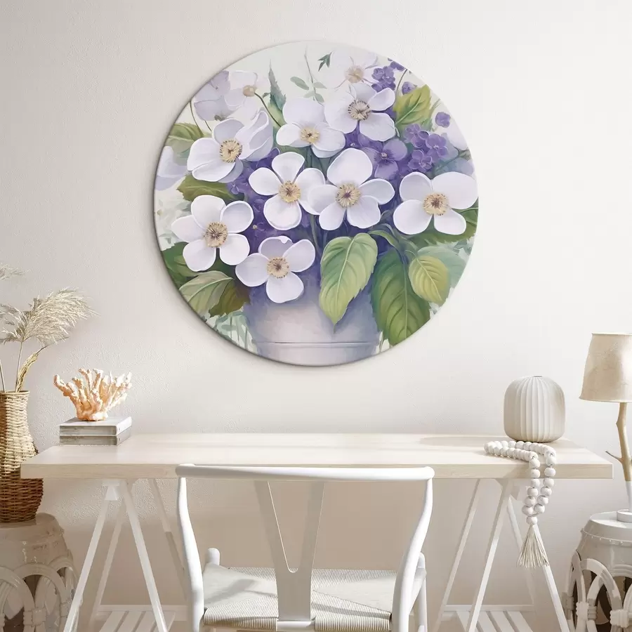 Wandbilder Veilchen im Topf r45685