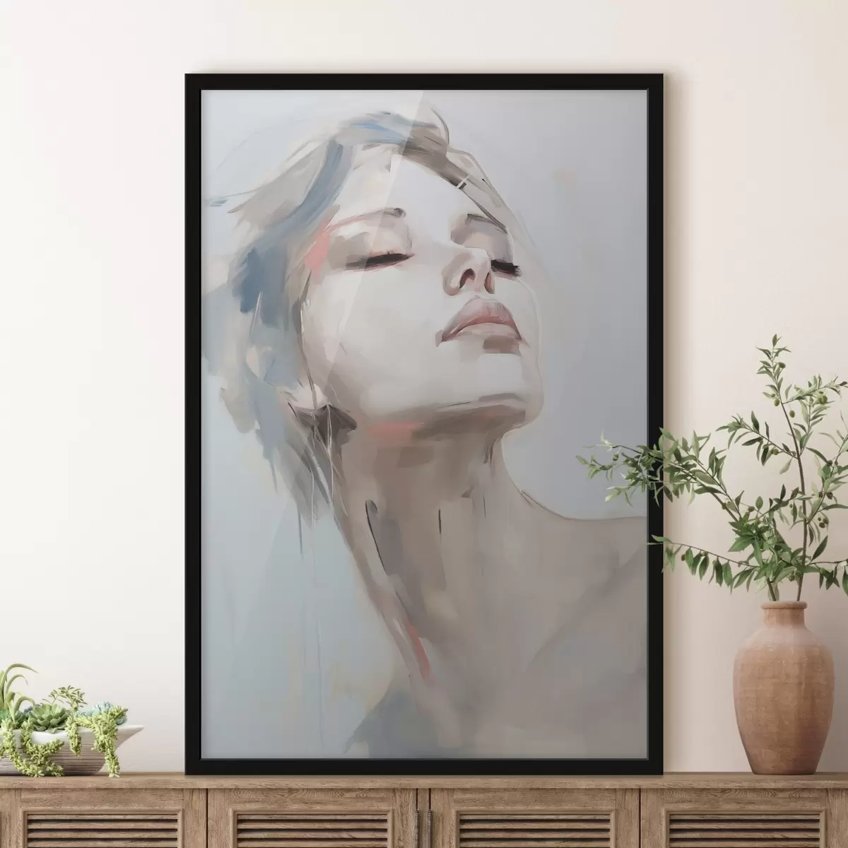 Poster Porträt eines Mädchens f45671