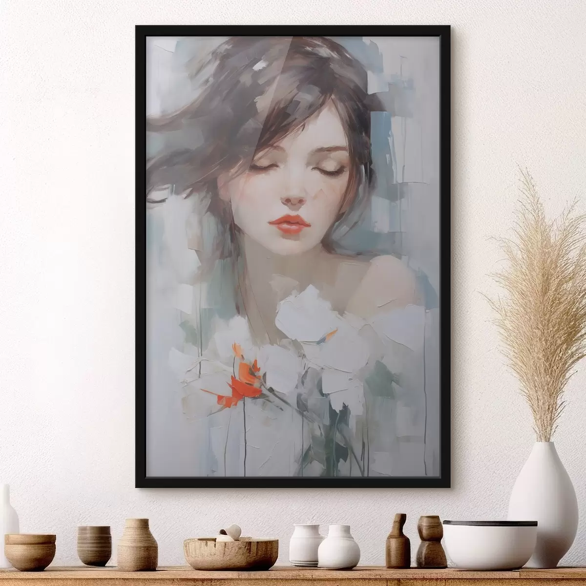 Poster Porträt einer Frau f45672