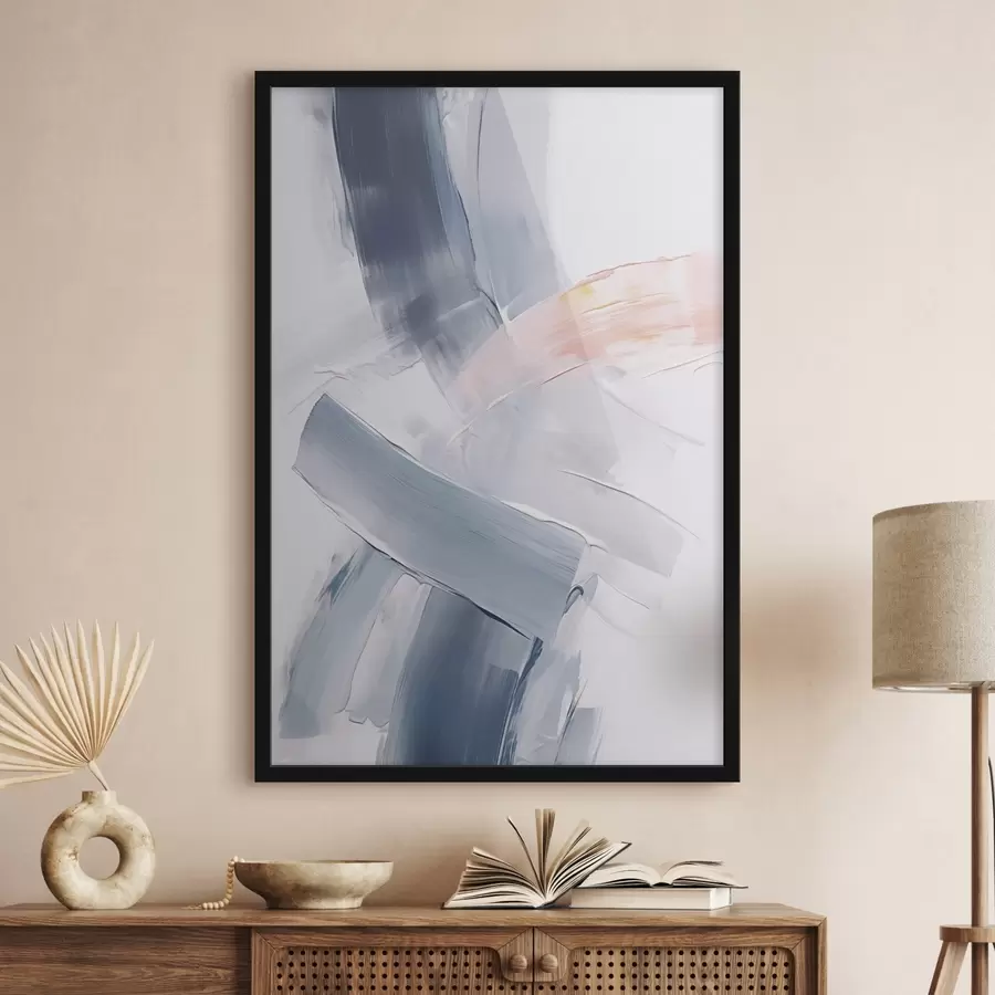 Fototapete Abstraktion Nachahmung von Pinselstrichen f45679