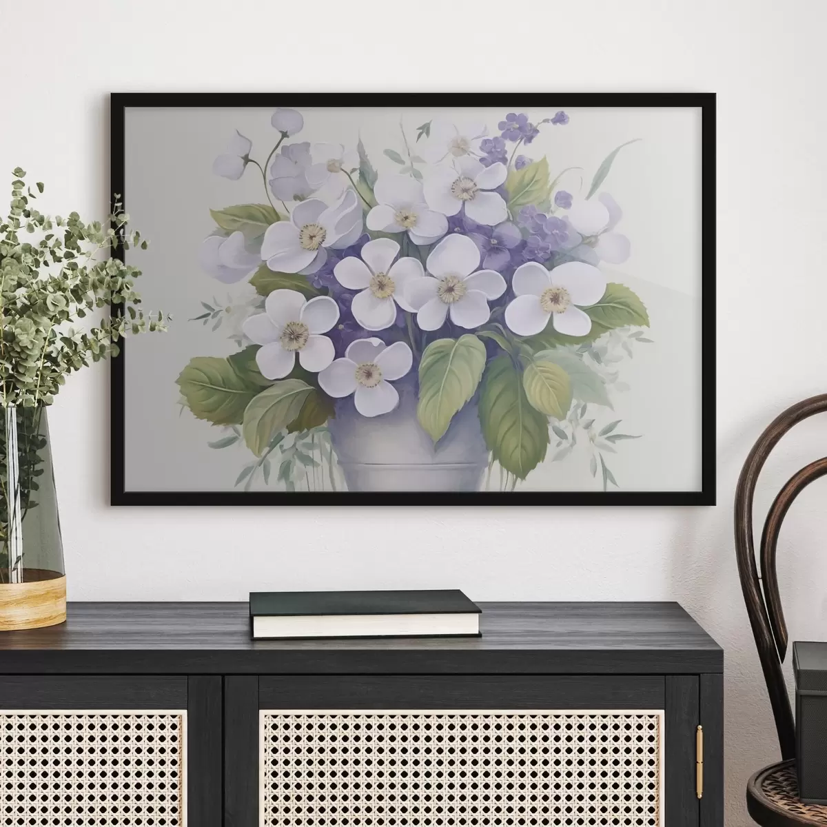 Poster Veilchen im Topf f45685