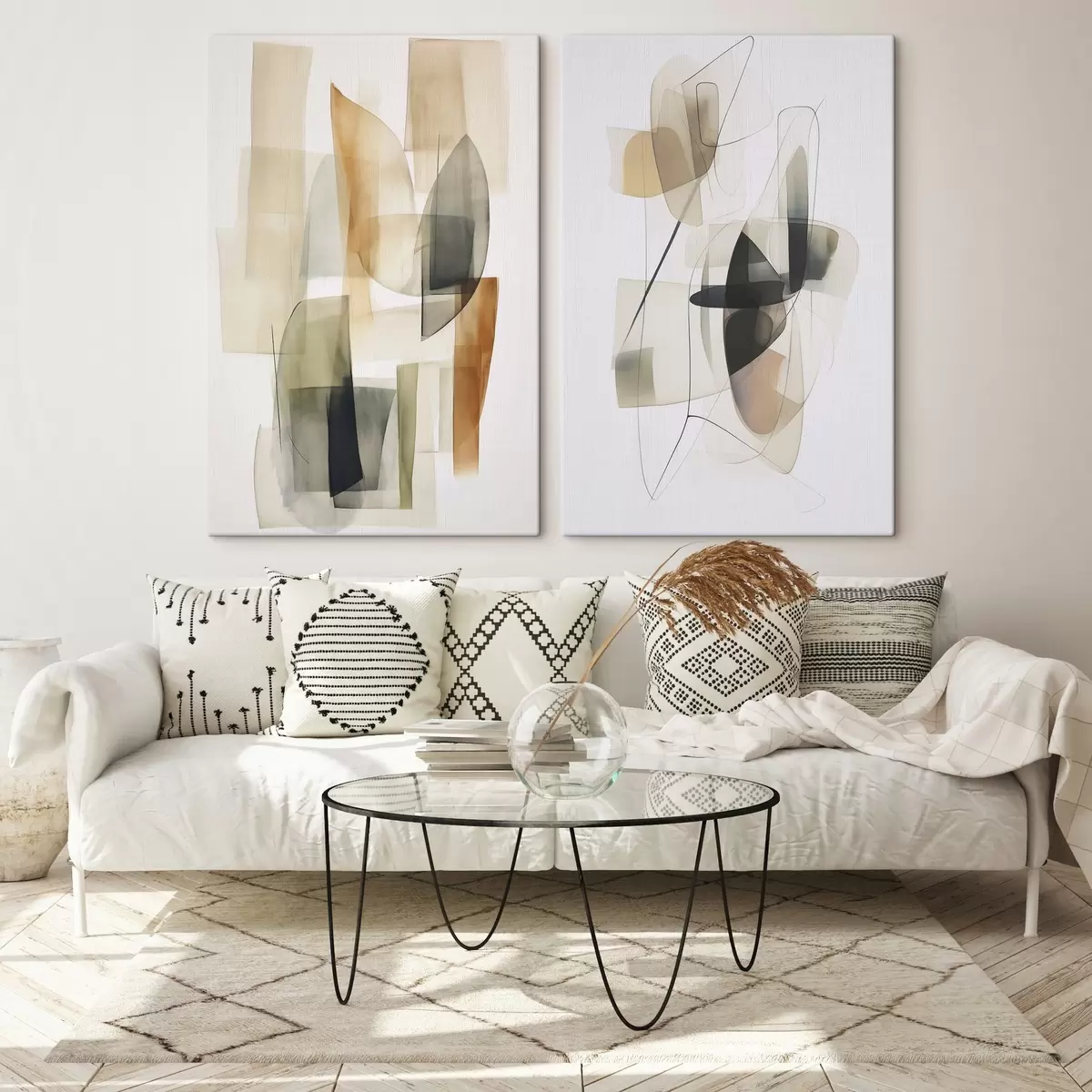 Wandbilder Abstraktion Flecken Nachahmung Aquarell m00674