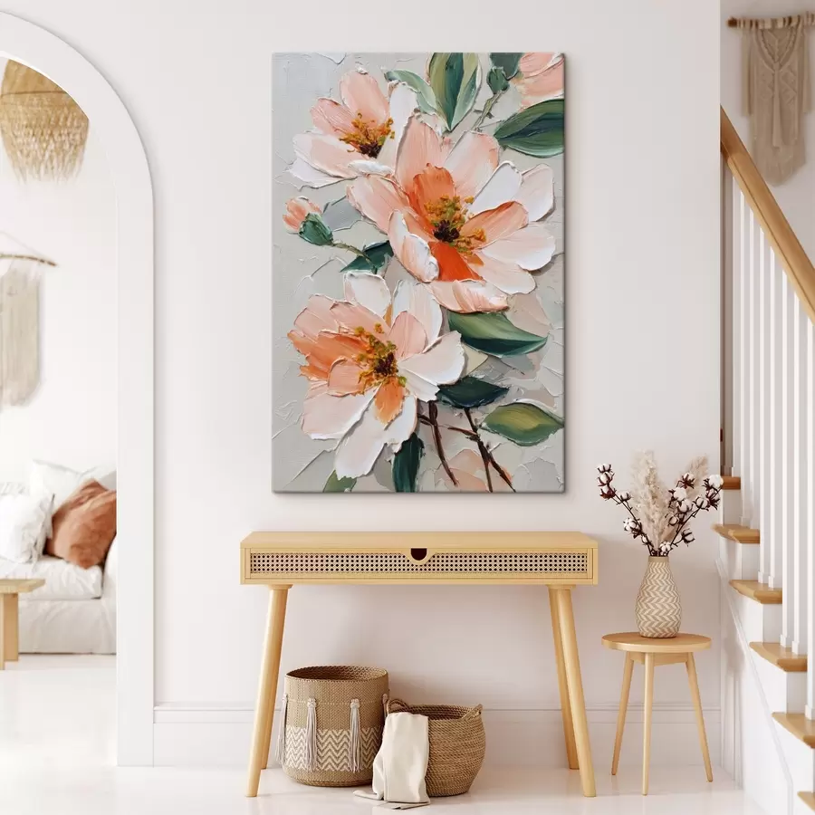 Wandbilder Blumenkomposition im Stil der Ölmalerei s45646