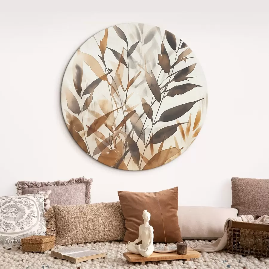 Wandbilder Zarte Zweige mit Blättern r45747