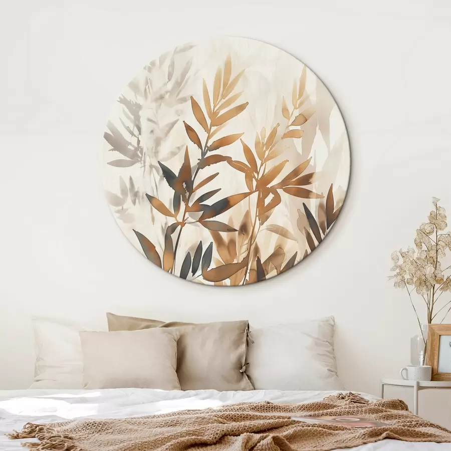 Wandbilder Zarte Zweige mit Blättern r45752