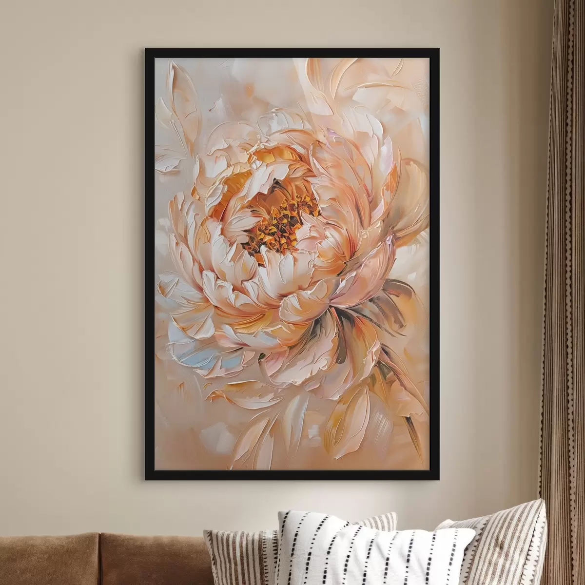 Poster Zarte abstrakte Pfingstrose f45591