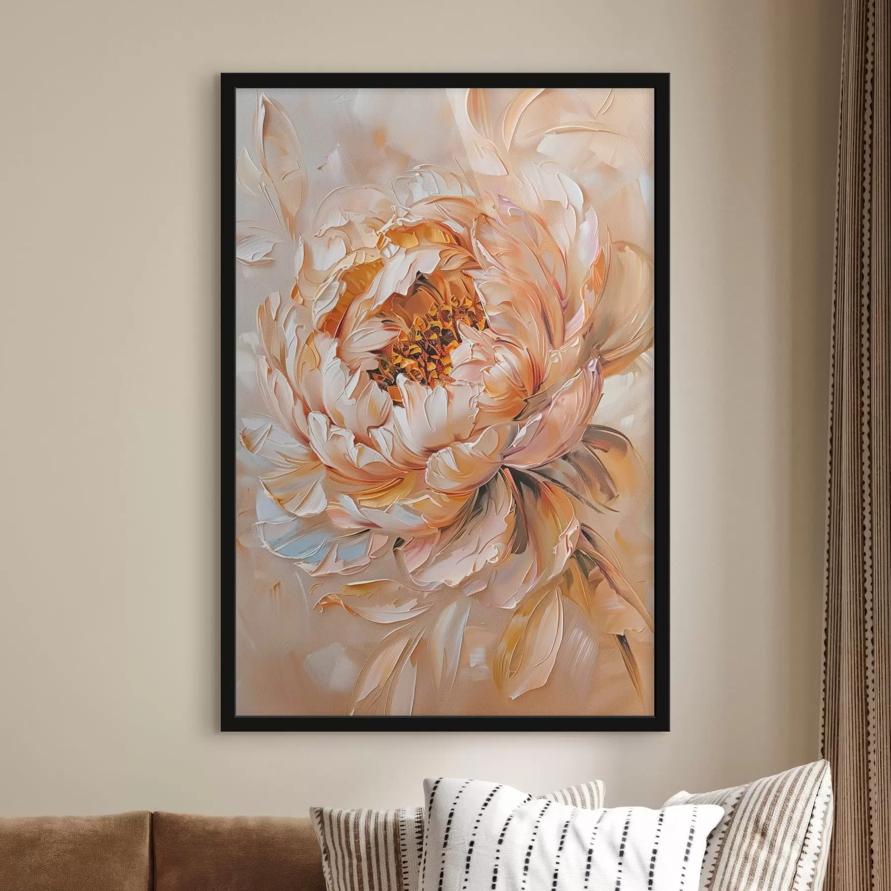 Fototapete Zarte abstrakte Pfingstrose f45591