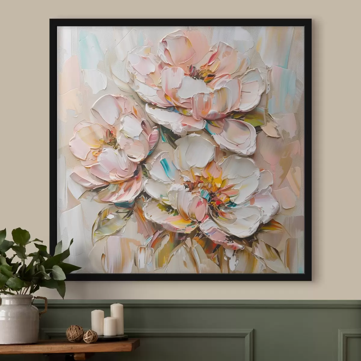 Poster Große Blumen f45746