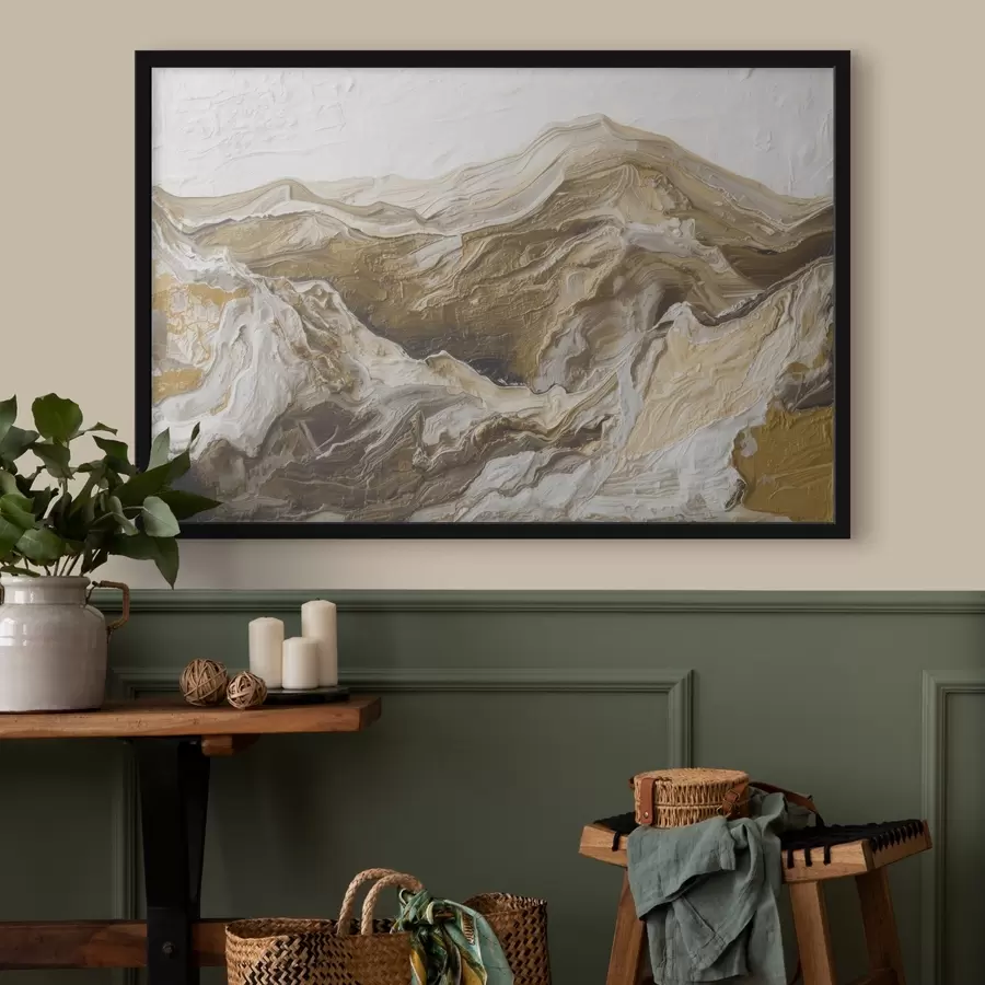 Fototapete Abstrakte Berglandschaft f45750