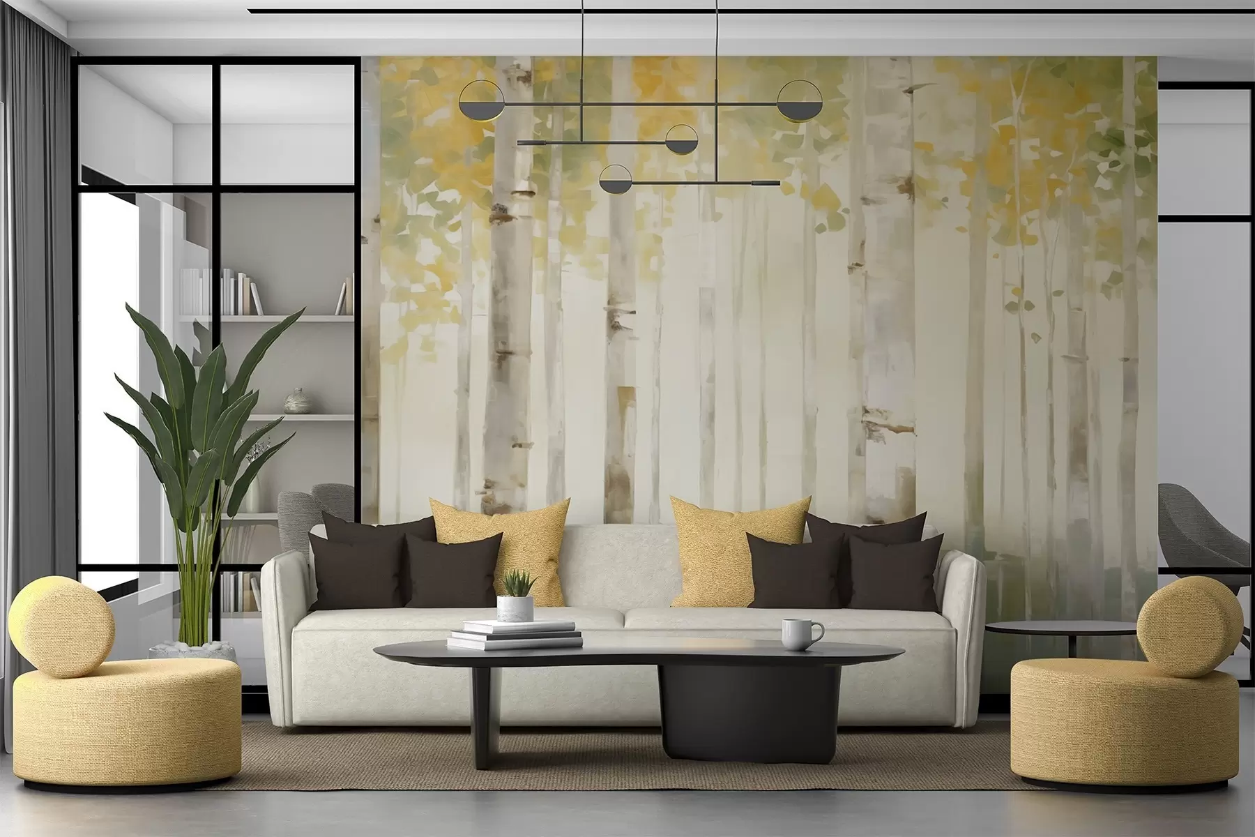 Fototapete Birkenwald w04520