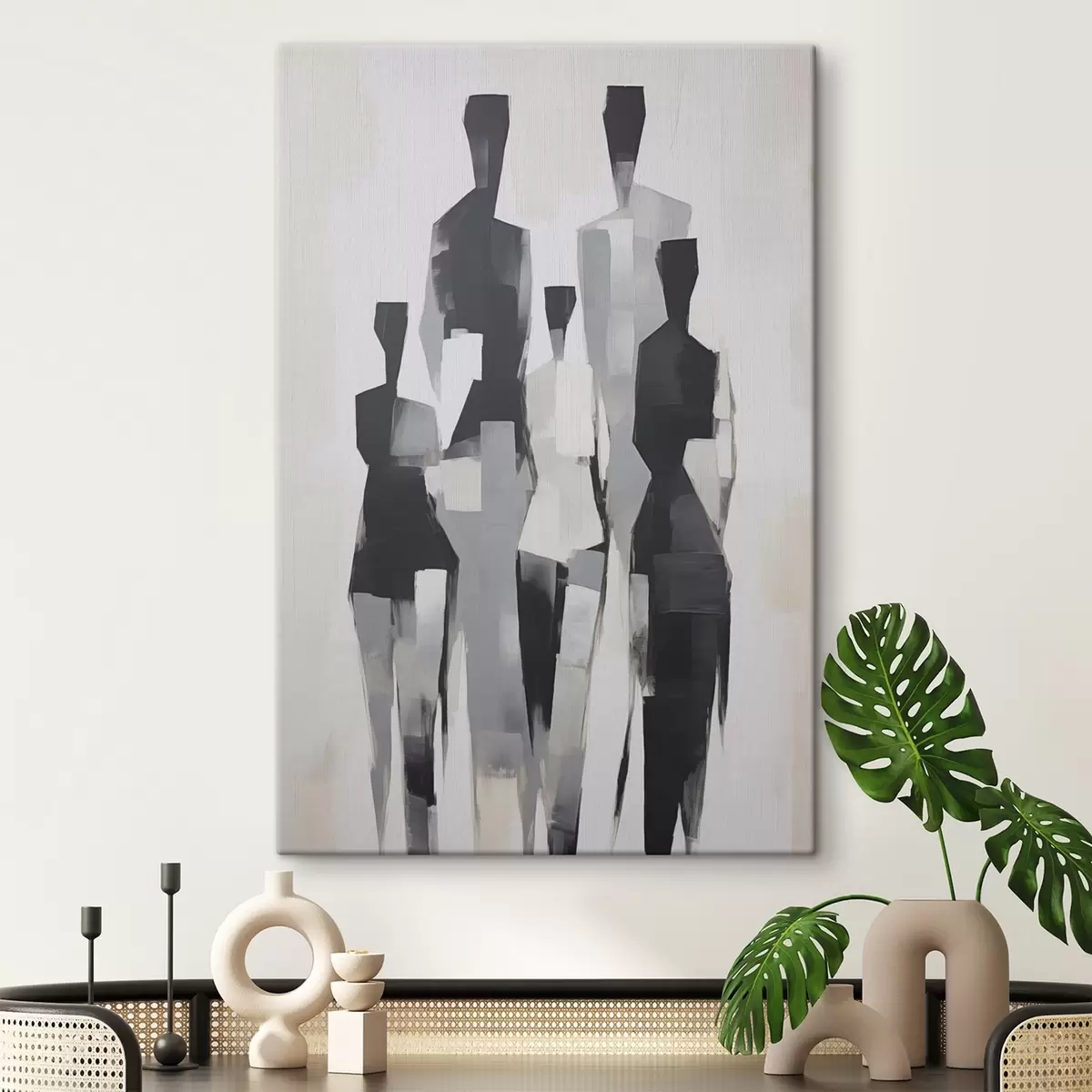 Wandbilder Abstrakte Silhouetten s45759