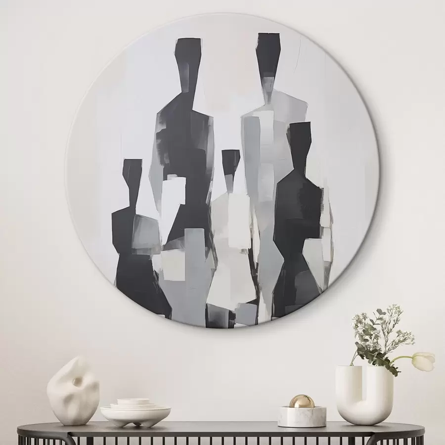 Wandbilder Abstrakte Silhouetten r45759