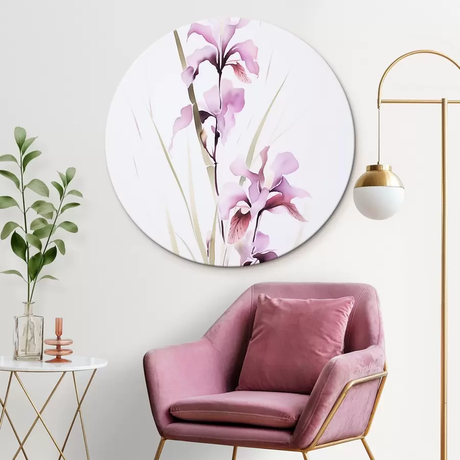 Wandbilder Blumen Nachahmung von Aquarell r45763