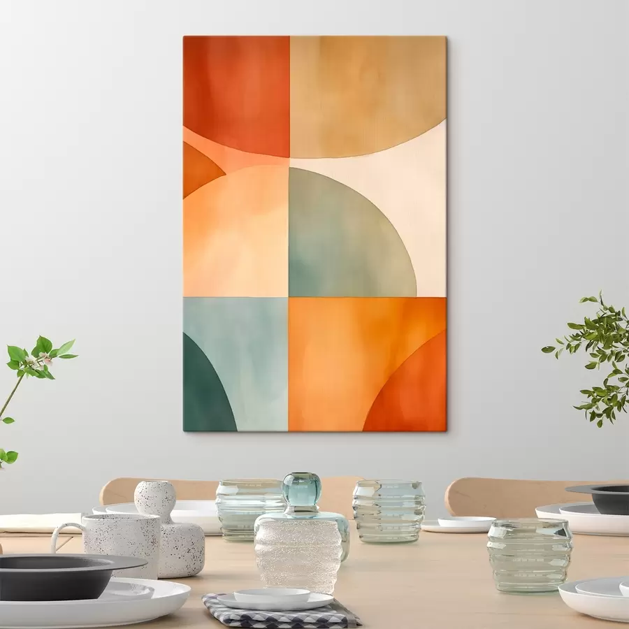 Wandbilder Geometrische abstrakte Kreise s45793