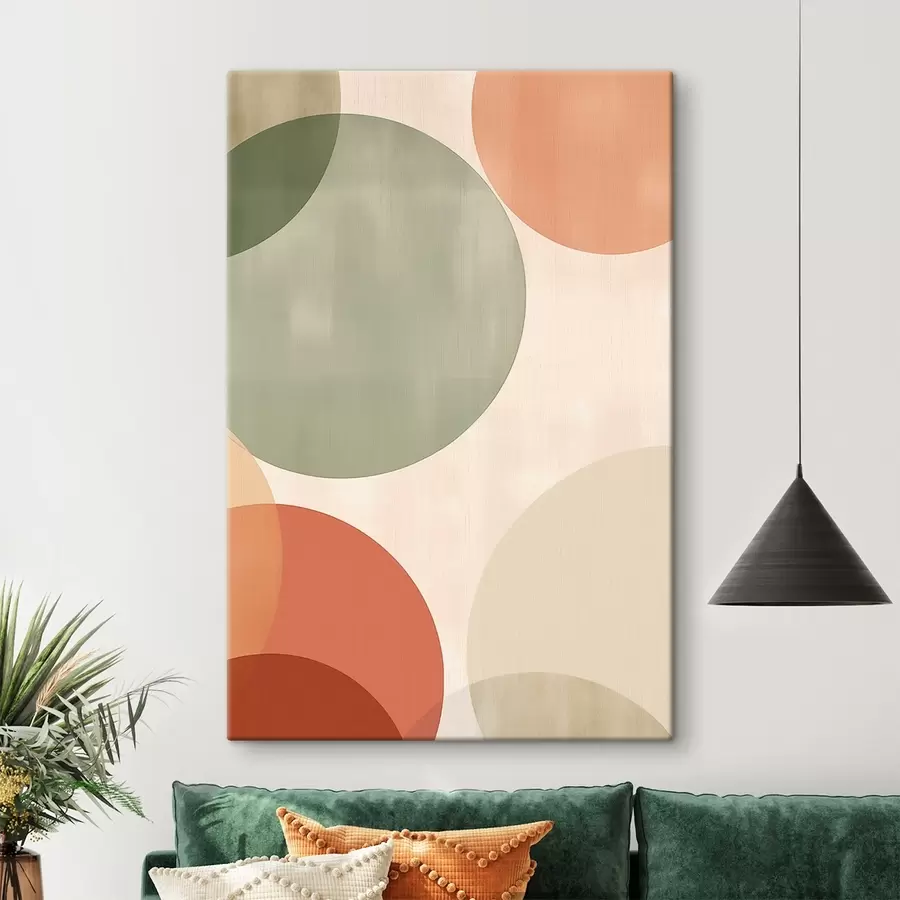 Wandbilder Große abstrakte Kreise s45794