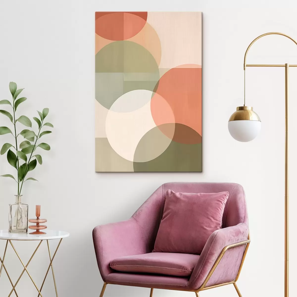 Wandbilder Große abstrakte Kreise s45795