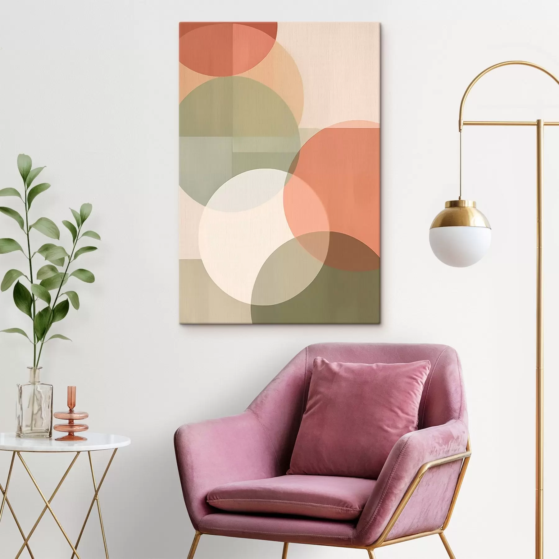 Wandbilder Große abstrakte Kreise s45795