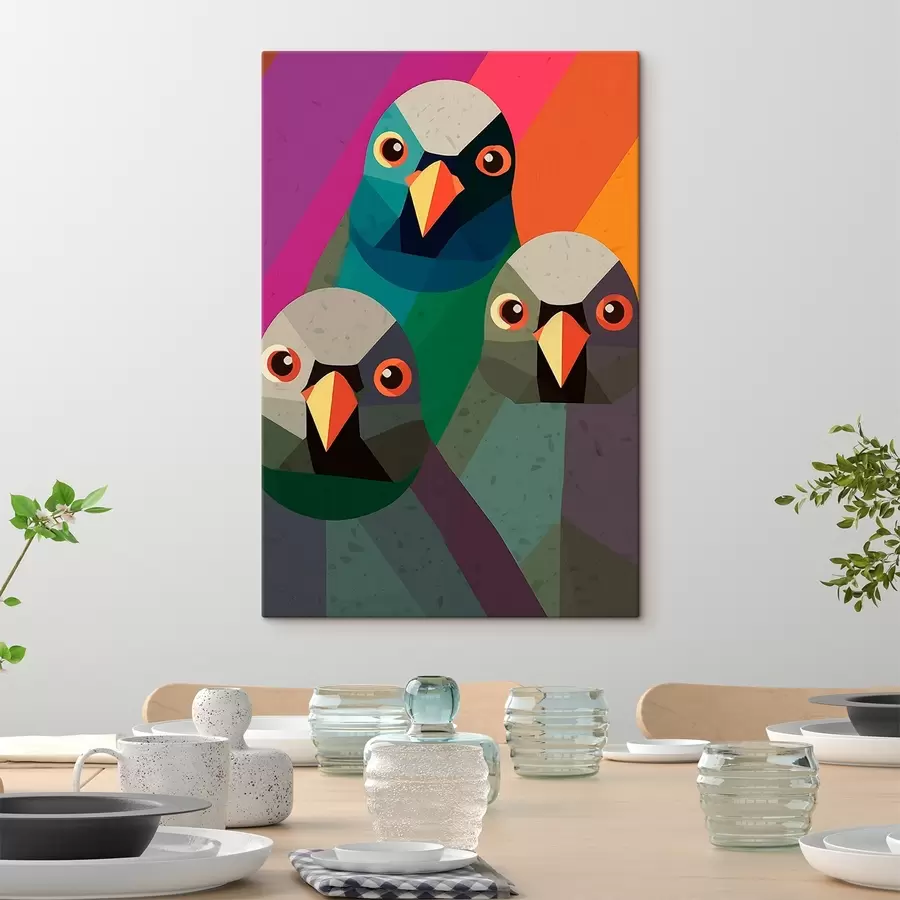 Wandbilder Drei Tauben s45799