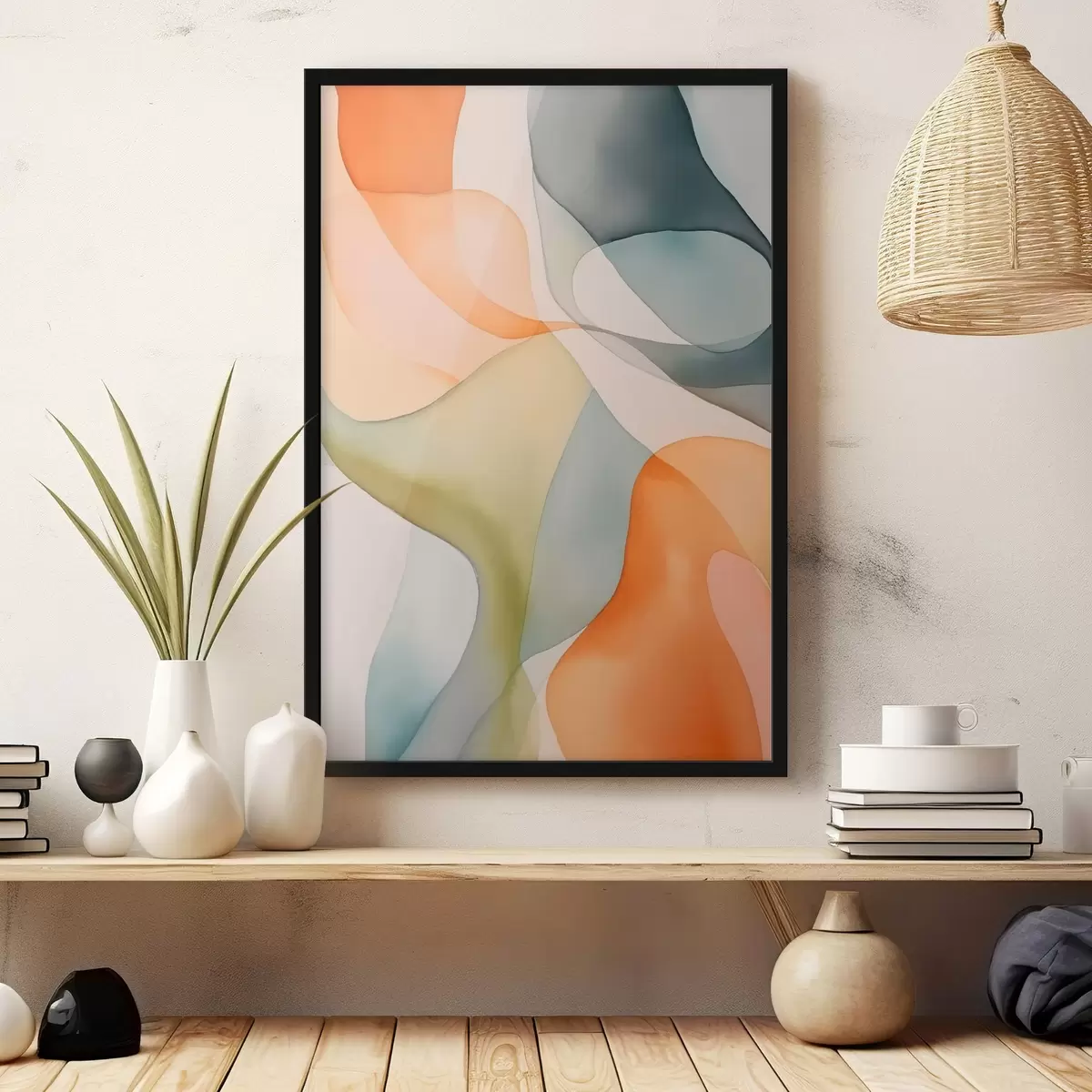 Poster Abstrakte Wellen f45785