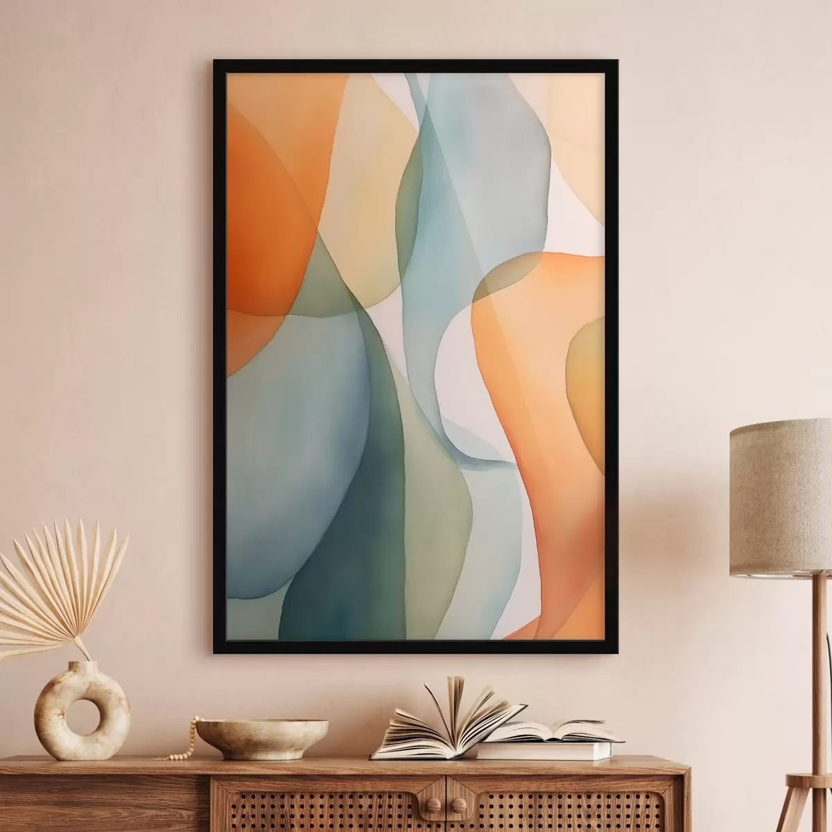 Poster Abstrakte Wellen f45786