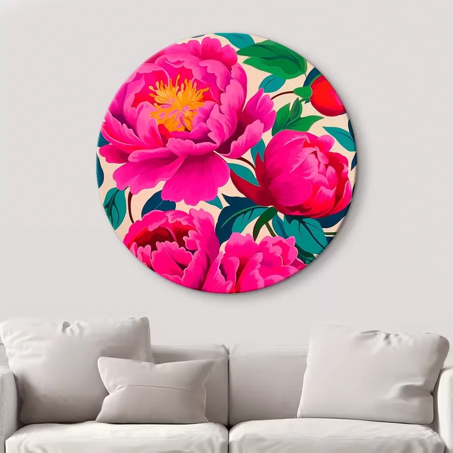 Wandbilder Pfingstrosen aus der Nähe r45782