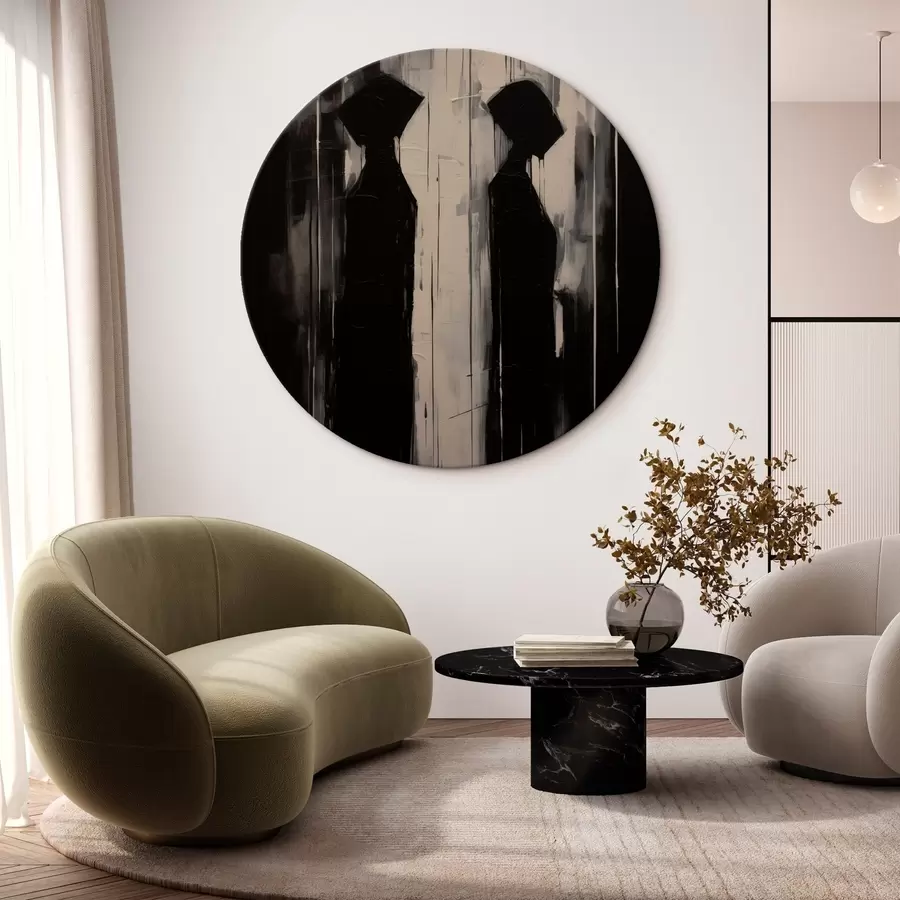 Wandbilder Zwei Silhouetten r45788