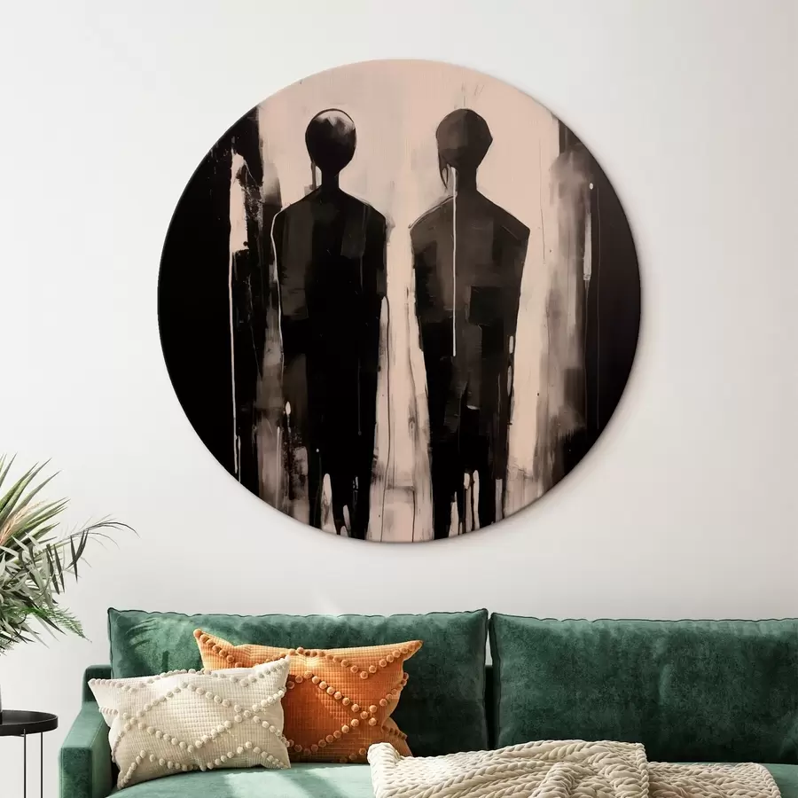 Wandbilder Zwei Silhouetten r45789