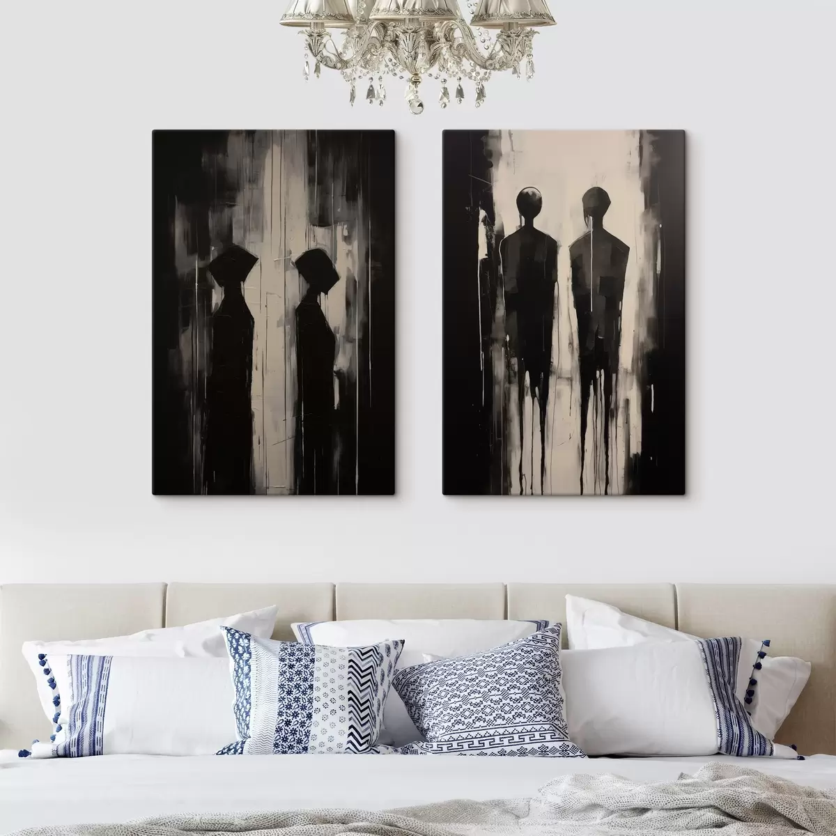 Wandbilder Silhouetten von Menschen m00730