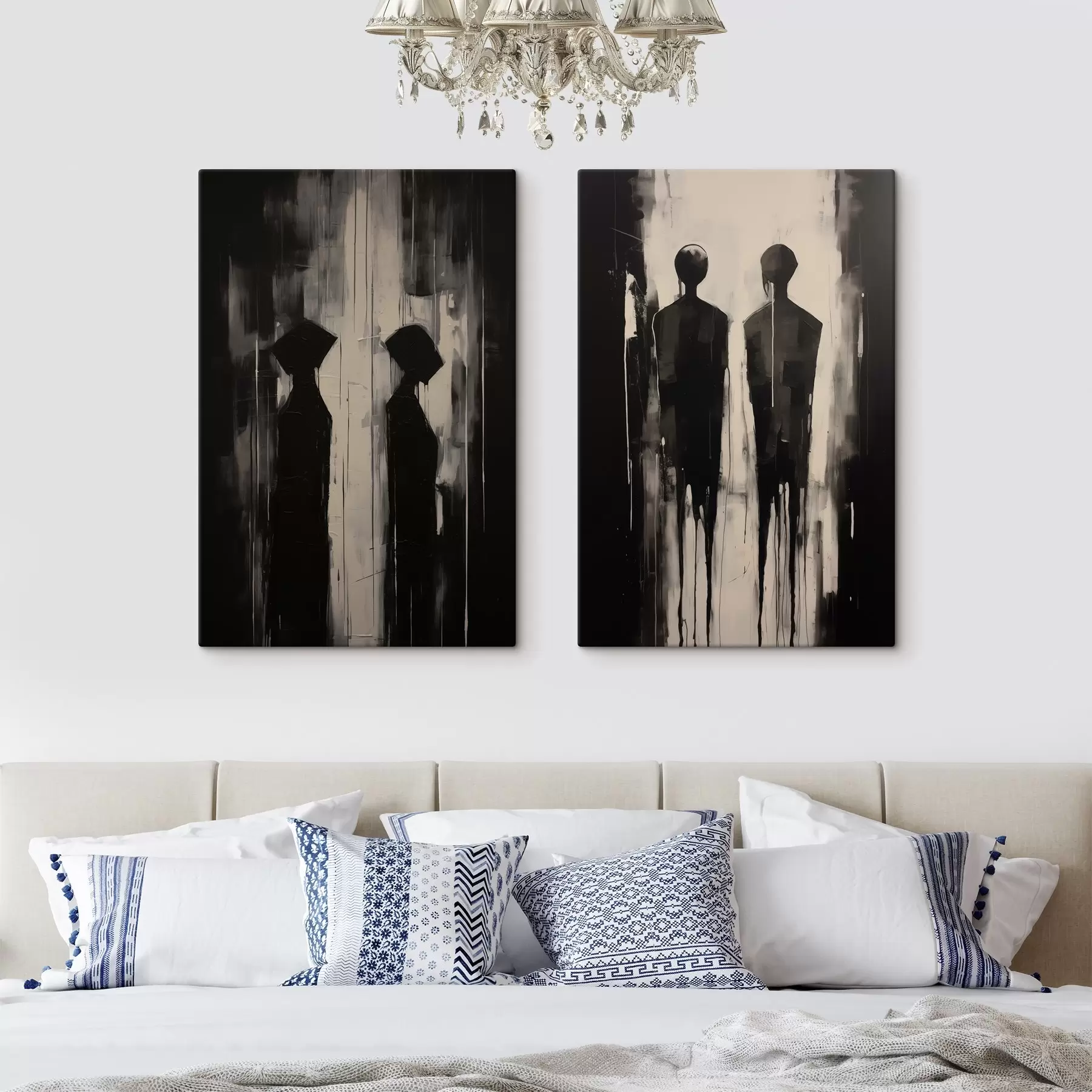 Wandbilder Silhouetten von Menschen m00730