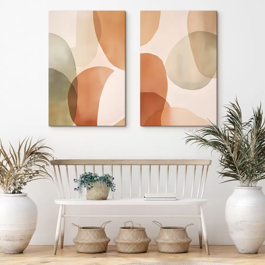 Wandbilder Farbige abstrakte Kreise m00731