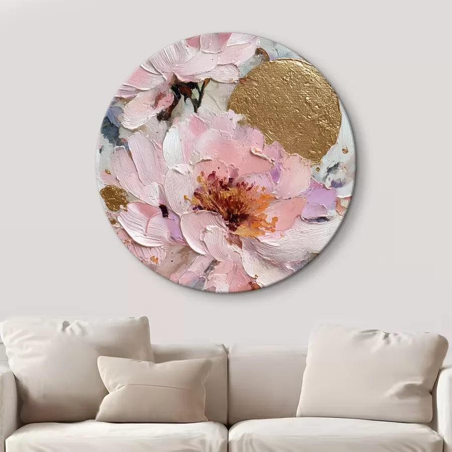 Wandbilder Blumenkomposition: abstrakte Blumen r45250