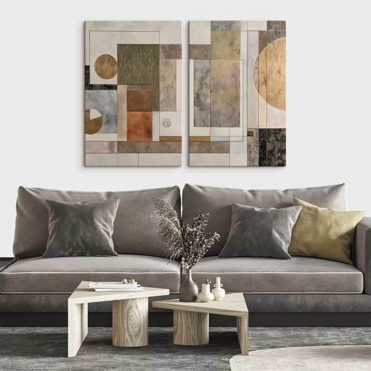 Wandbilder abstrakte moderne Geometrie m00738